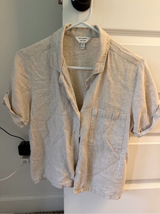 Banana Republic Tops - Banana Republic | women’s Linen Short-Sleeve Shirt